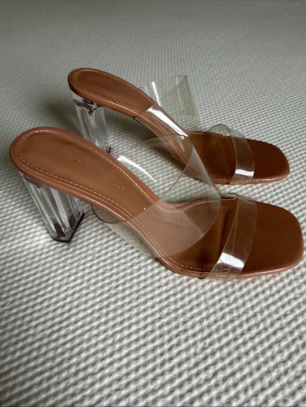 Zara Heeled sandals - clear